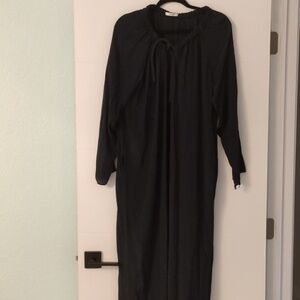Totokaelo modest black minimalist contemporary avantgarde maxi dress